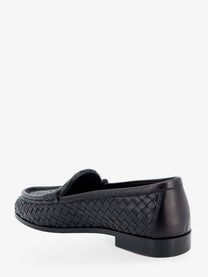 Bottega Veneta Men's Silenzio Leather Loafers Black