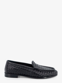 Bottega Veneta Men's Silenzio Leather Loafers Black