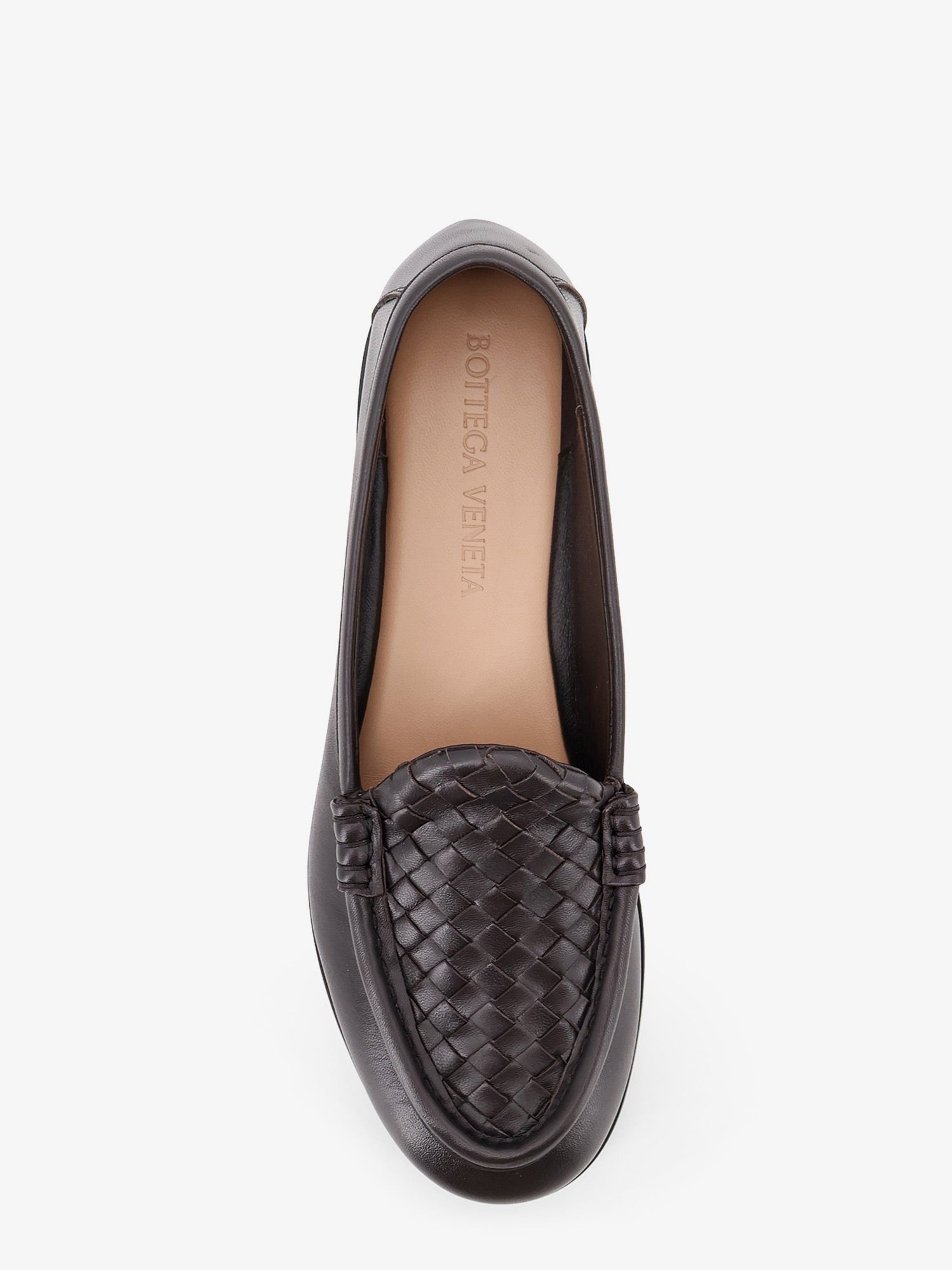 Bottega Veneta Women's Silenzio Leather Loafers Brown