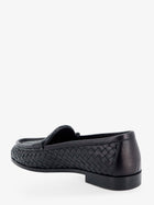 Bottega Veneta Men's Silenzio Leather Loafers Black, view 4