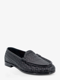 Bottega Veneta Men's Silenzio Leather Loafers Black