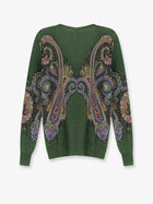 ETRO Women's Silk and Cashmere Blend Sweater Brown