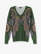 ETRO Women's Silk and Cashmere Blend Sweater Brown