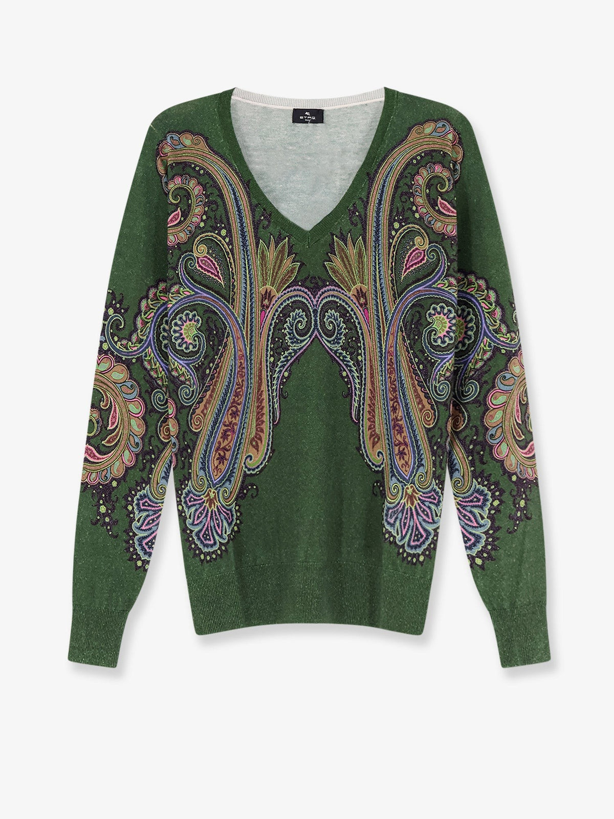 ETRO Women's Silk and Cashmere Blend Sweater Brown