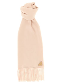 Prada Silk and Cashmere Scarf Blue