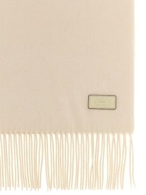Agnona Silk and Cashmere Scarf Beige