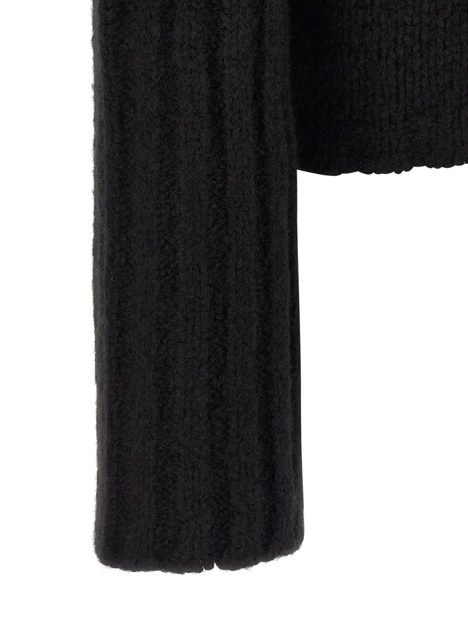 Rick Owens Silk and Cashmere Sweater Black