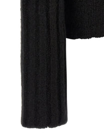 Rick Owens Silk and Cashmere Sweater Black
