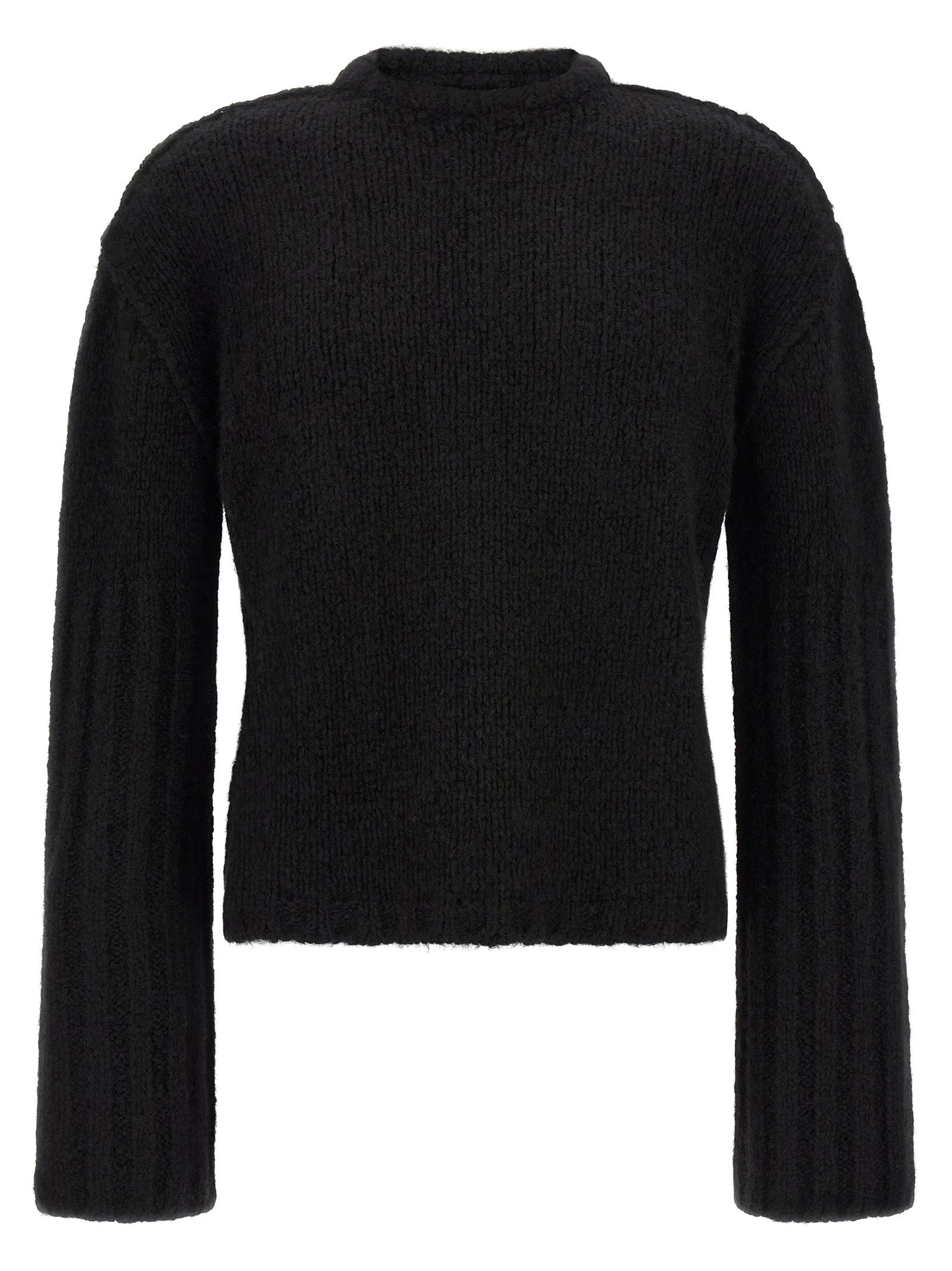 Rick Owens Silk and Cashmere Sweater Black