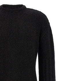 Rick Owens Silk and Cashmere Sweater Black