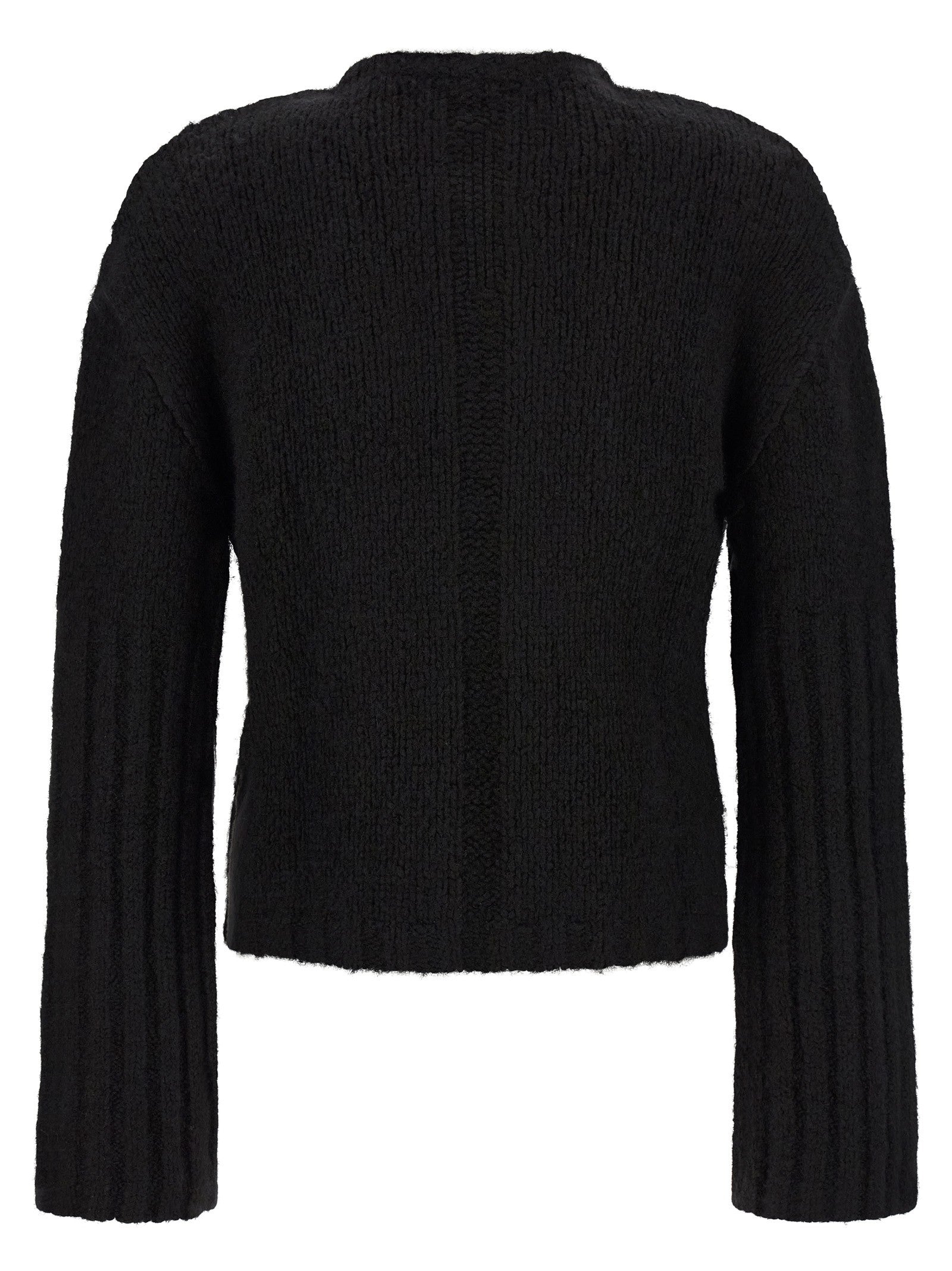 Rick Owens Silk and Cashmere Sweater Black