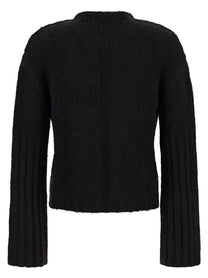 Rick Owens Silk and Cashmere Sweater Black