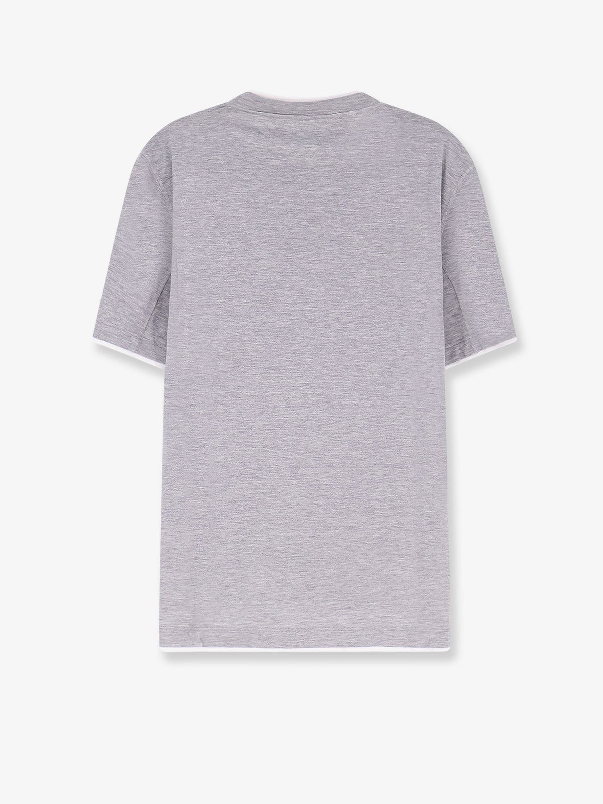 Brunello Cucinelli Men's Silk and Cotton Blend Shirt White