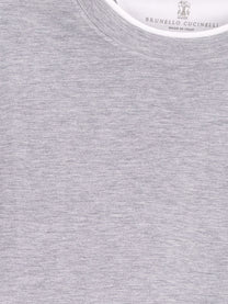 Brunello Cucinelli Men's Silk and Cotton Blend Shirt White