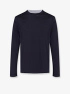 Brunello Cucinelli Men's Silk and Cotton Blend Shirt Grey