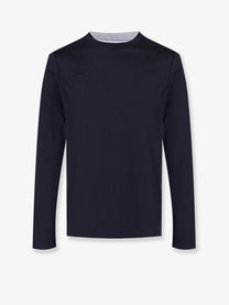 Brunello Cucinelli Men's Silk and Cotton Blend Shirt Grey