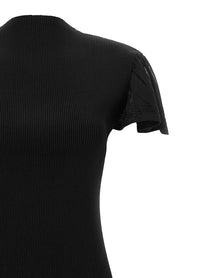 LANVIN Silk and Cotton Dress Black