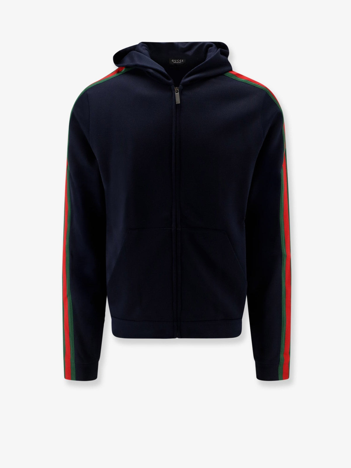 Gucci Men's Silk and Cotton Sweatshirt Blue