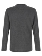 Brunello Cucinelli Silk and Cotton Shirt Grey, view 2