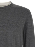 Brunello Cucinelli Silk and Cotton Shirt Grey, view 3