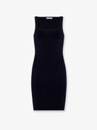 ALAÏA Women's Silk and Viscose Blend Dress Black