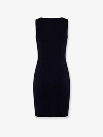 ALAÏA Women's Silk and Viscose Blend Dress Black, view 2