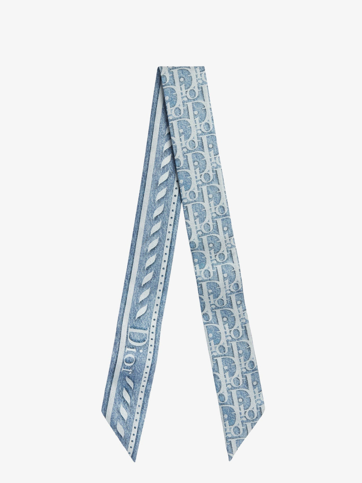 Dior Women's Silk Bandeau Blue