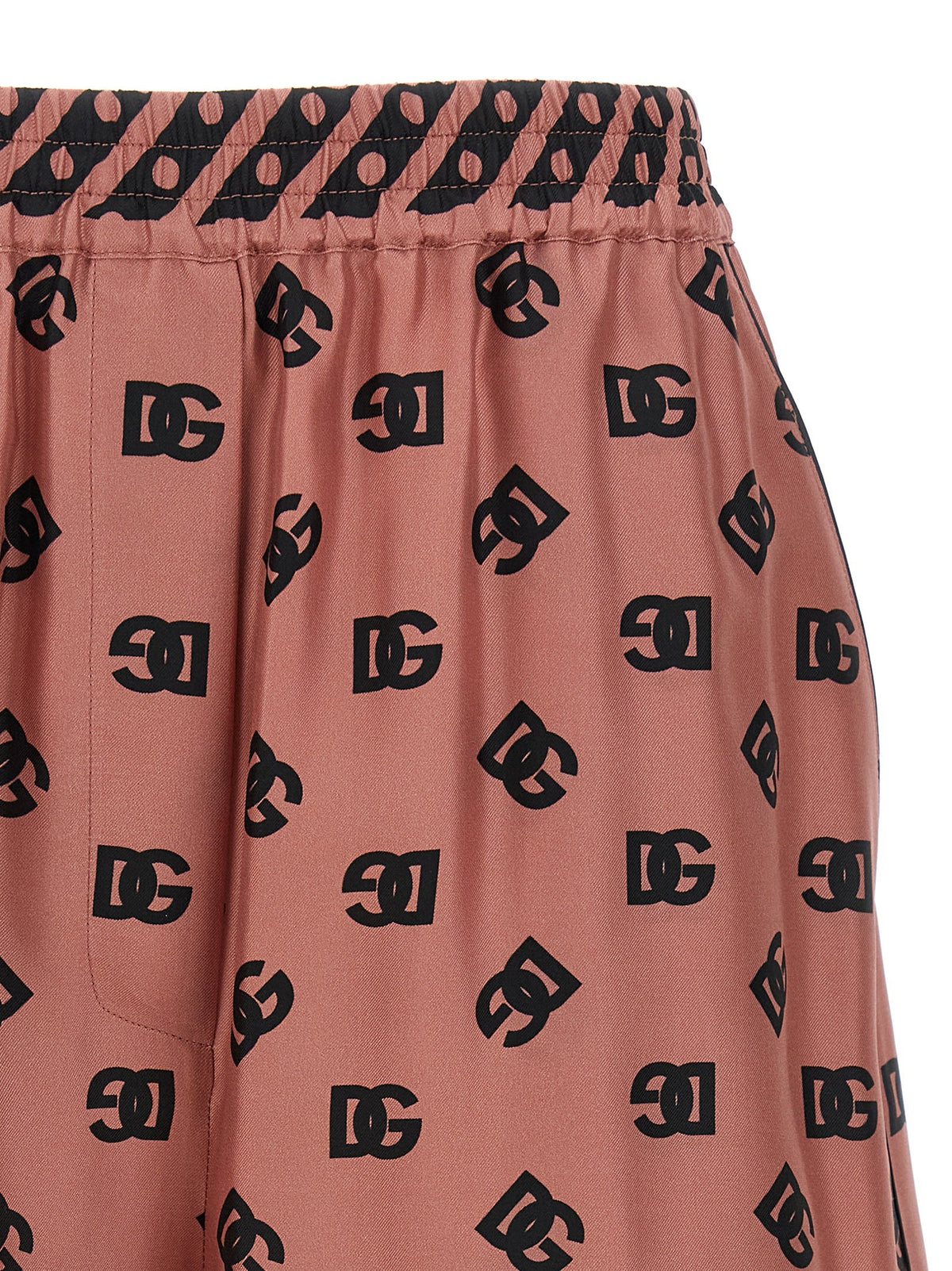 Dolce &amp; Gabbana Silk Bermuda Shorts Blue