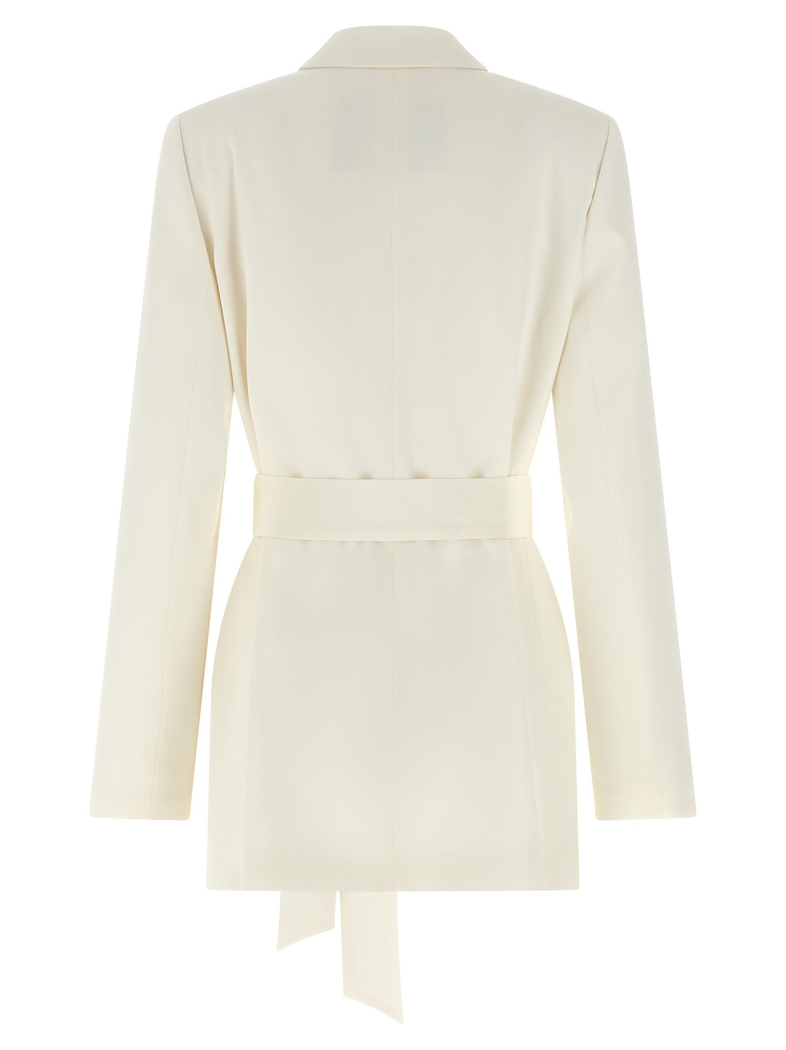 Kiton Silk Blazer White