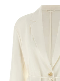 Brunello Cucinelli Silk Blazer Beige
