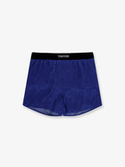 Tom Ford Men's Silk Blend Boxer Blue