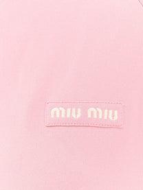 Miu Miu Women's Silk Blend Cardigan White