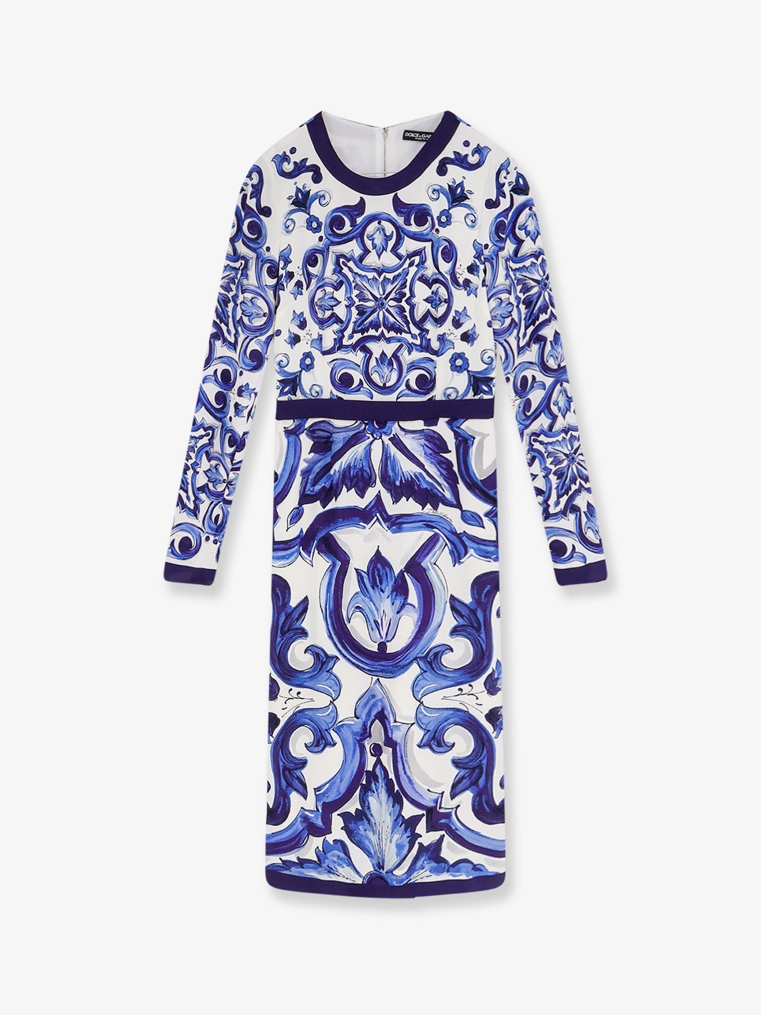 Dolce &amp; Gabbana Women's Silk Blend Dress Blue