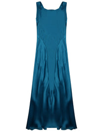 Alberta Ferretti Women's Silk Blend Long Dress Blue