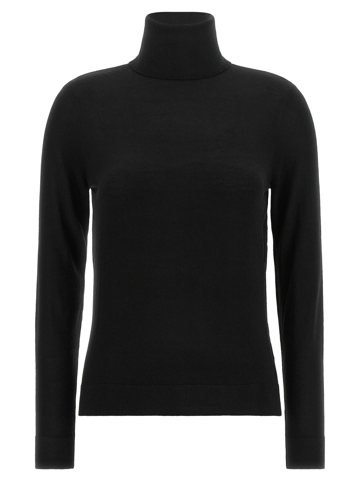 Lauren Ralph Lauren Silk Blend Turtleneck Sweater Black