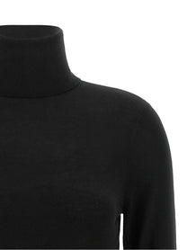 Lauren Ralph Lauren Silk Blend Turtleneck Sweater Black