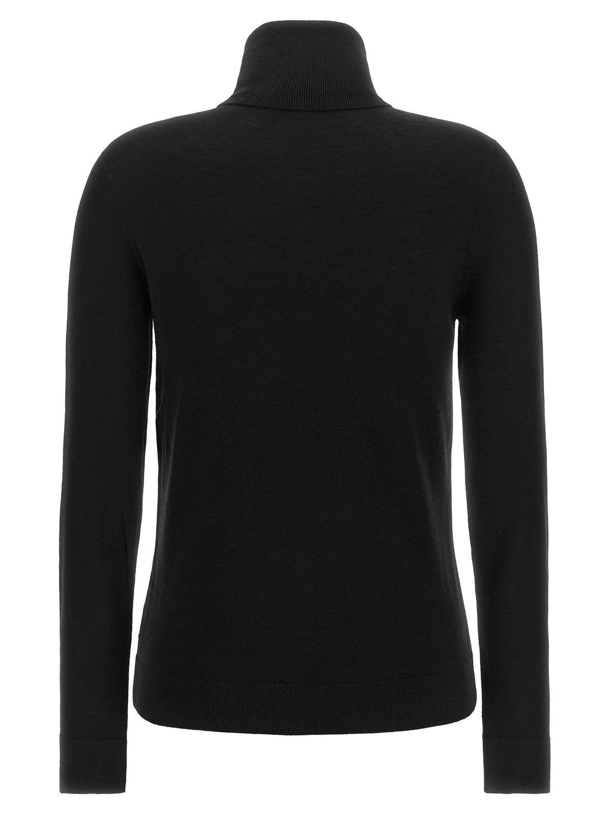 Lauren Ralph Lauren Silk Blend Turtleneck Sweater Black