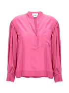 Nude Lucy Silk Bloshirt Blue
