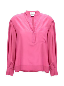 Nude Lucy Silk Bloshirt Blue