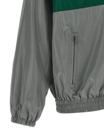 Miu Miu Silk Blouson Tec Grey
