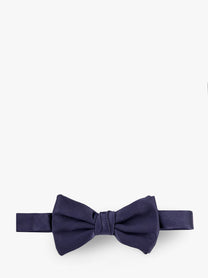 Giorgio Armani Men's Silk Bow Tie Blue