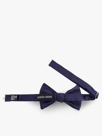 Giorgio Armani Men's Silk Bow Tie Blue