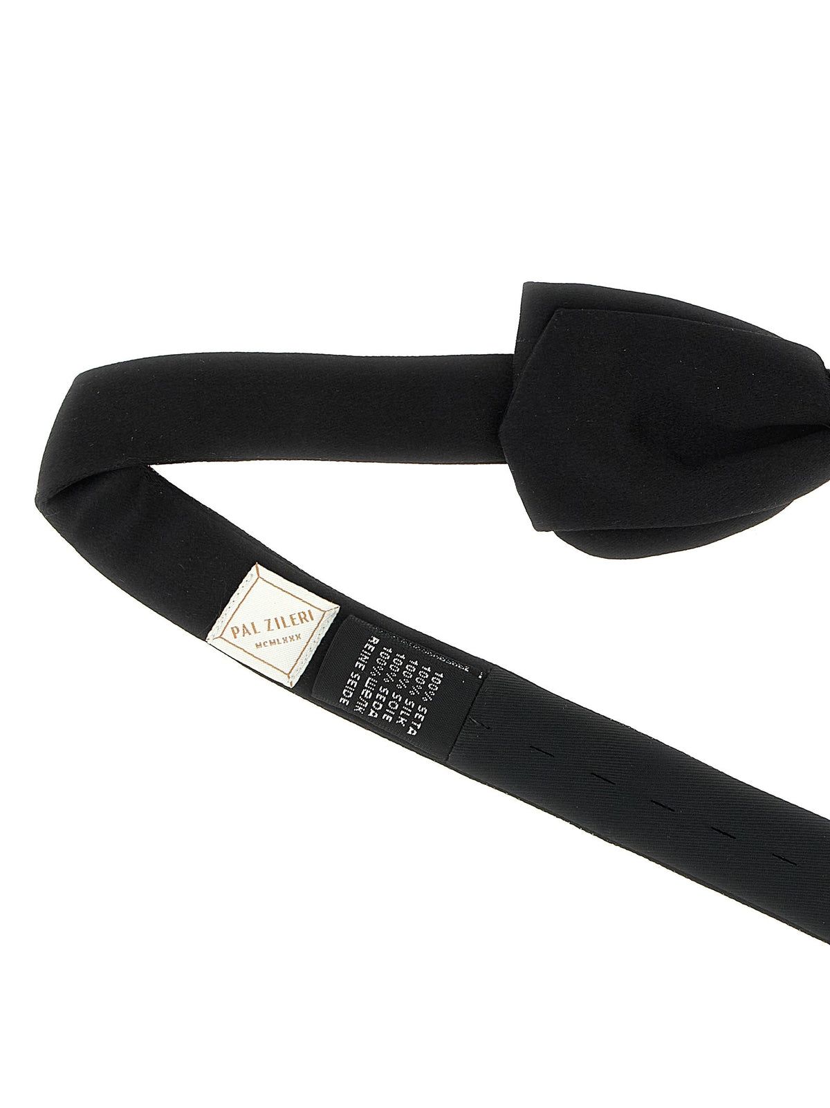 Pal Zileri Silk Bow Tie Black
