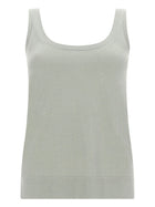 Max Mara Women's Silk Camisole Green