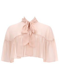 Max Mara Women's Silk Cape Blue