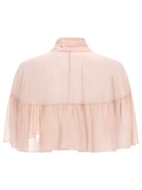 Max Mara Women's Silk Cape Blue