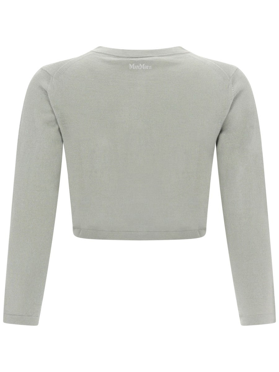 Max Mara Women's Silk Cardigan Green