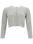 Max Mara Women's Silk Cardigan Green