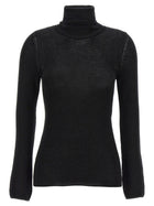 Tom Ford Silk Cashmere Turtleneck Sweater Black