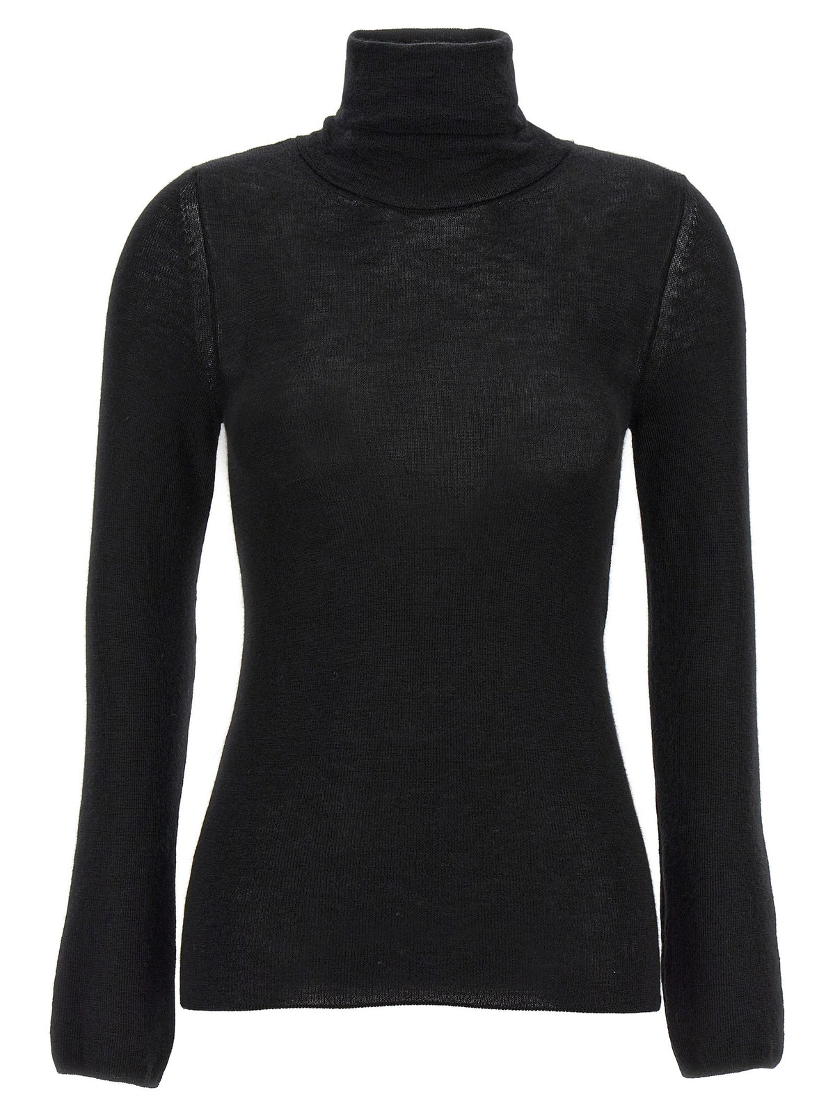 Tom Ford Silk Cashmere Turtleneck Sweater Black